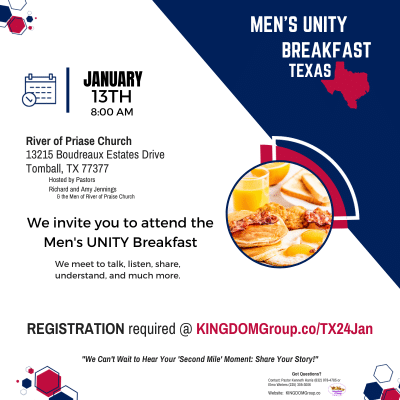 Men’s UNITY Breakfast, Hempstead, Tx