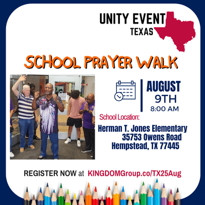 UNITY Event – School Prayer Walk