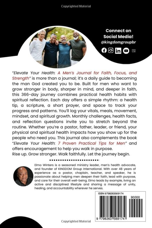 ELEVATE YOUR HEALTH: A Men’s Journal for Faith, Focus, and Strength - Image 2