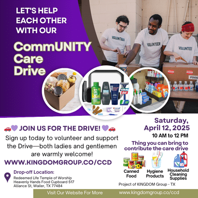 CommUNITY Care Drive & Prayer